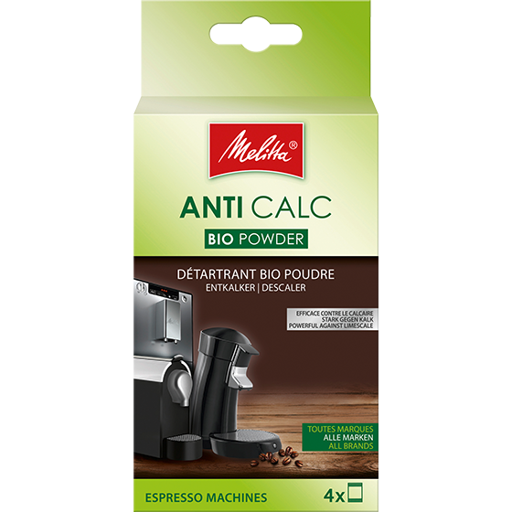 Anti Calc Bio poudre pour machines à expresso, 4x40g