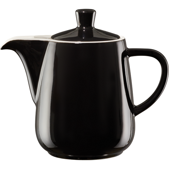 Pour Over Porzellankanne 0,6L schwarz