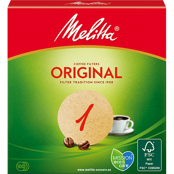 Filtres à café Melitta® Original circulaires, bruns